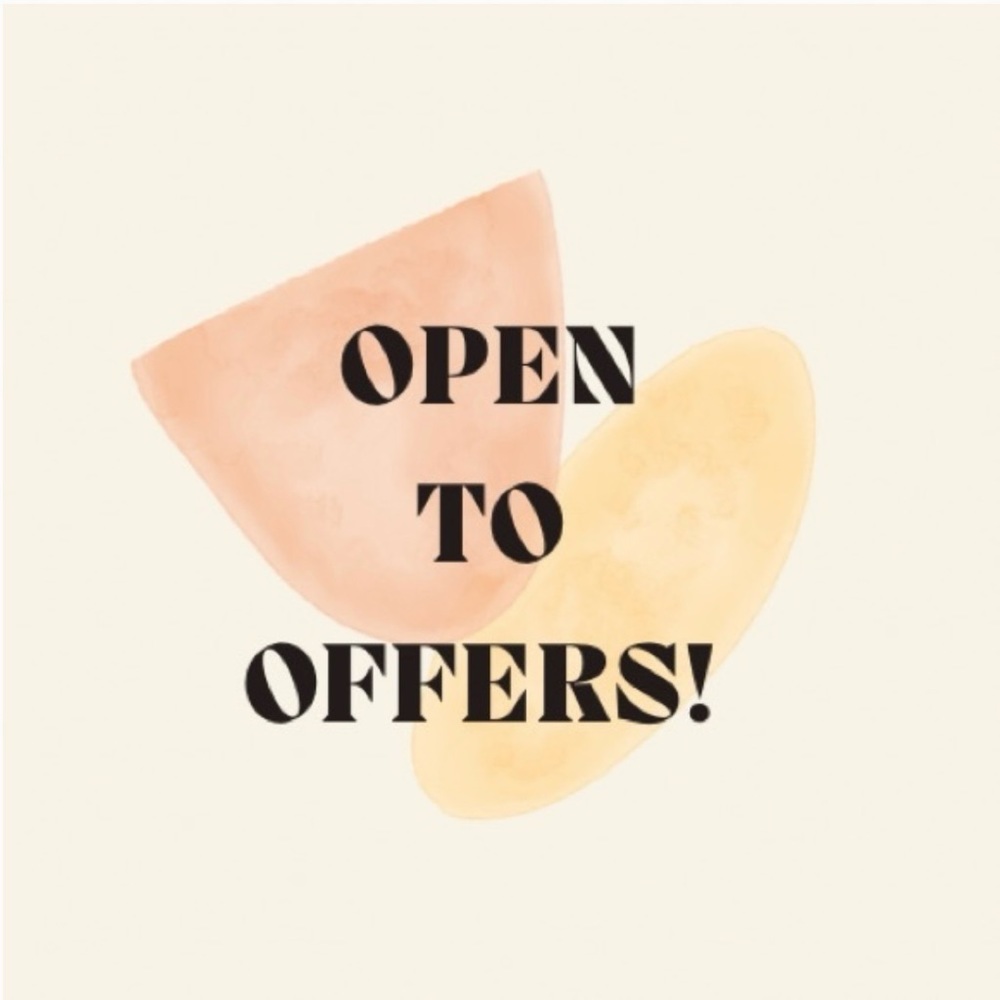 If you don’t ask I can’t say yes! All offers accepted or countered. 🫶🏼